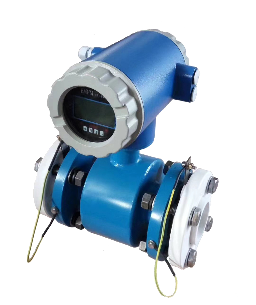 Metery Tech Integrated Display Magnetic Flowmeter Mt100e With Mating Flange Flow Meter Metery